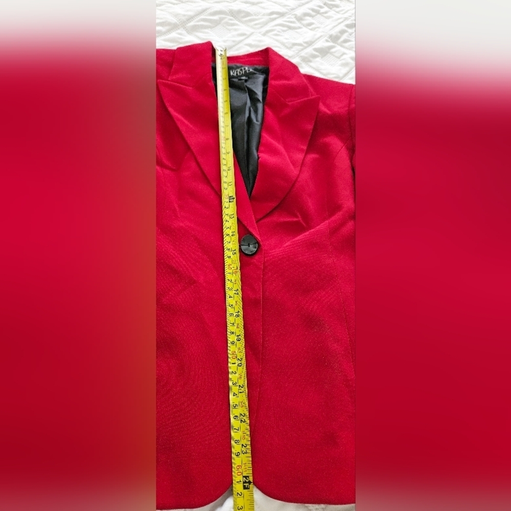 🌟Like New Vintage Elegant Red Blazer🌟 - Picture 5 of 8